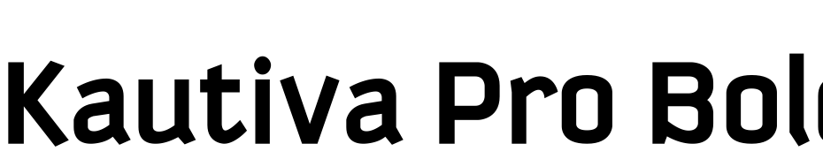 Kautiva Pro Bold cкачати шрифт безкоштовно